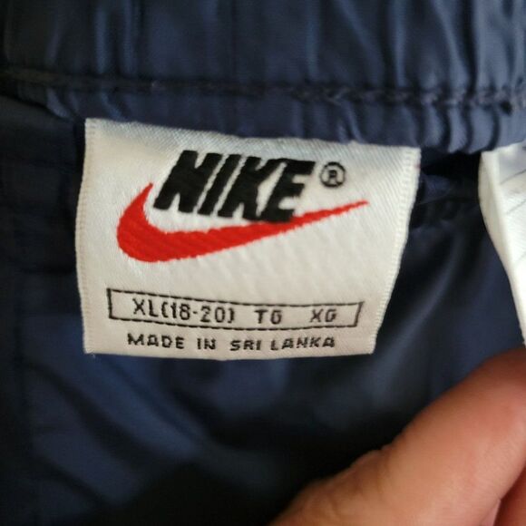 Nike Men's Pants Navy Blue XL Track Pants Dri-Fit Pull On Elastic Waist - Picture 3 of 7